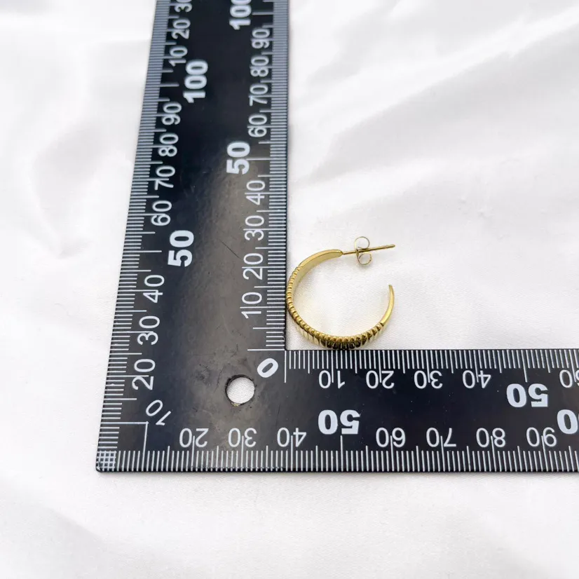 24mm -Orecchini a Cerchio in Acciaio - OAP413-788