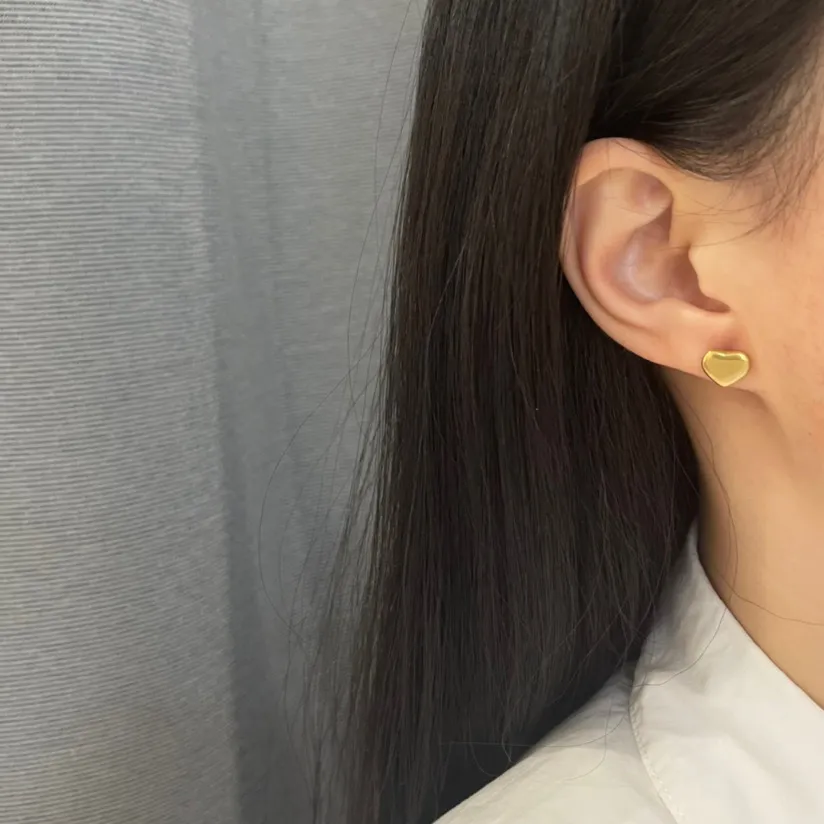 Love Cuore-Orecchini a Lobo in Acciaio - OAP413-795