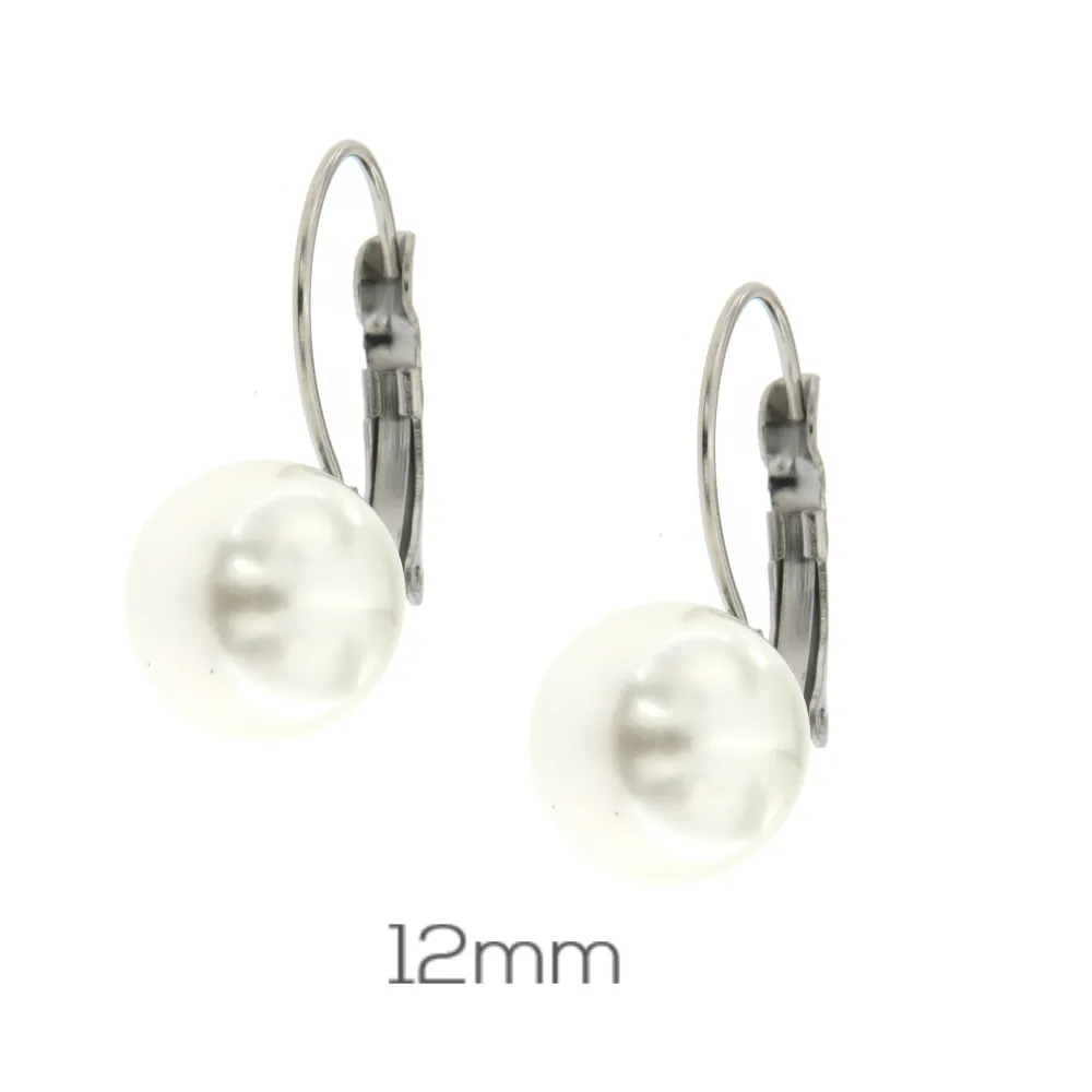 OAP7252-Perla 12mm- Orecchini a Monachella - OAP7252-Perla 12mm- Orecchini a Monachella