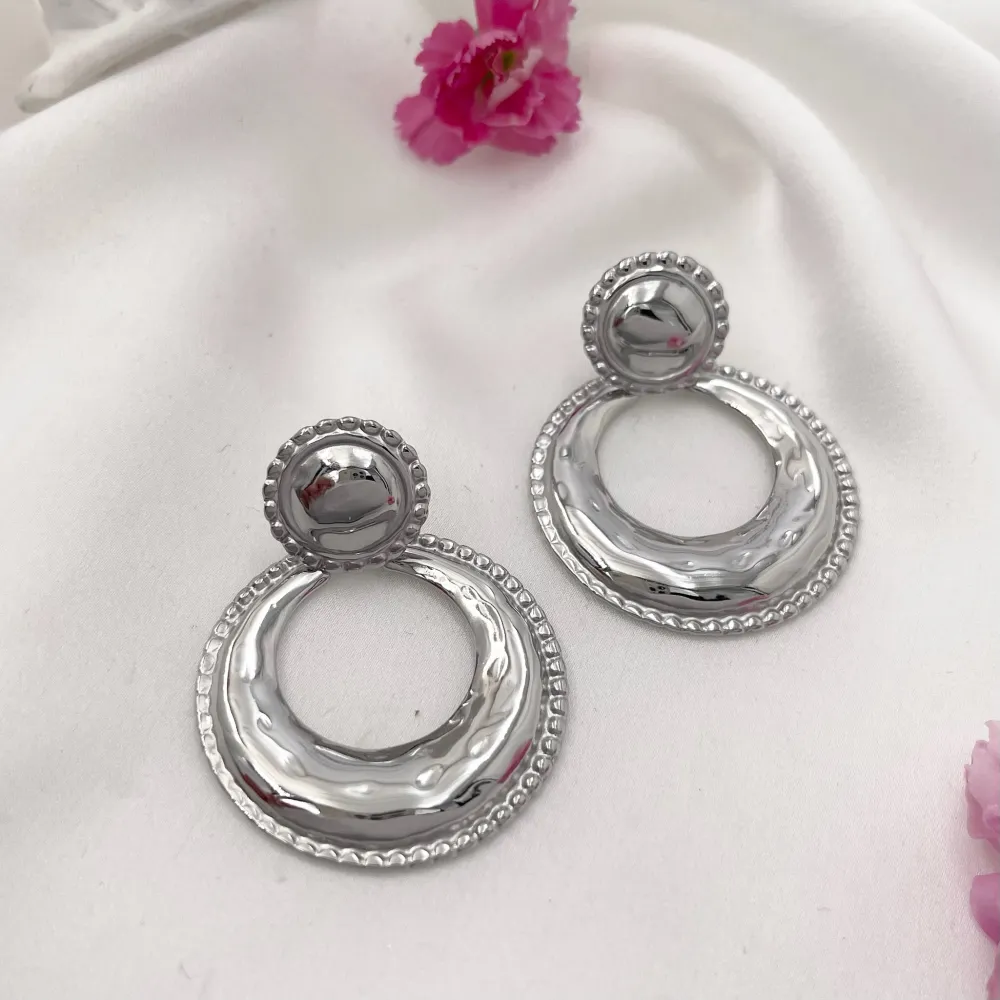 Cerchio-Orecchini in Acciaio - OAP-729-22