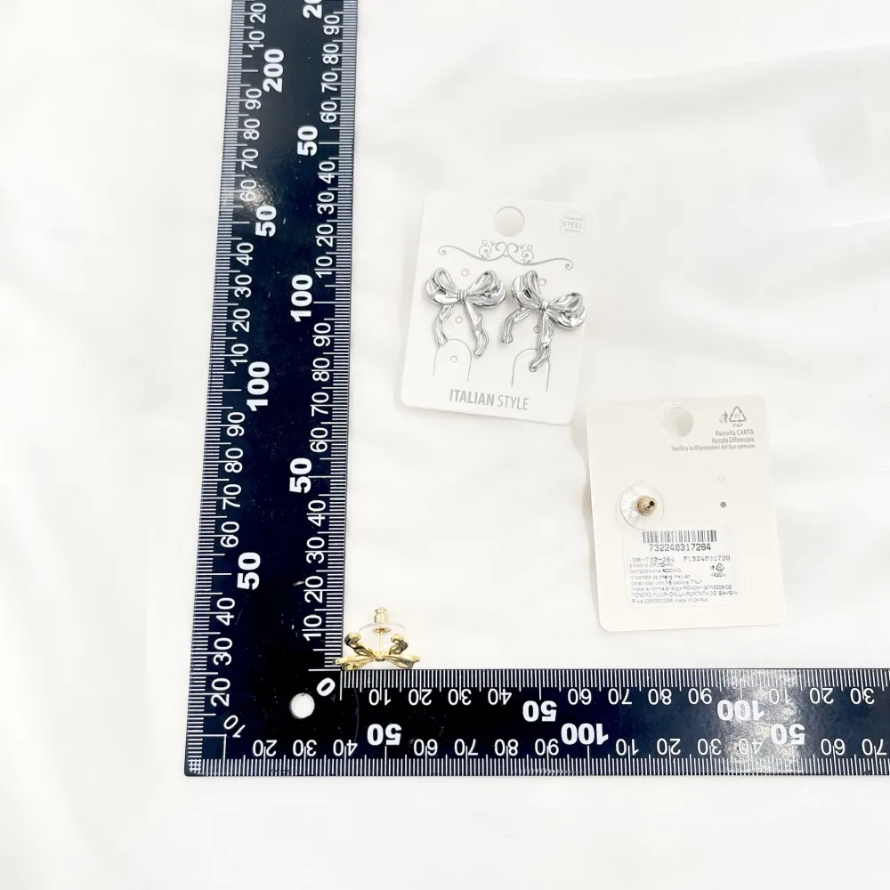 Fiocco-Orecchini in Acciaio - OAP-732-264