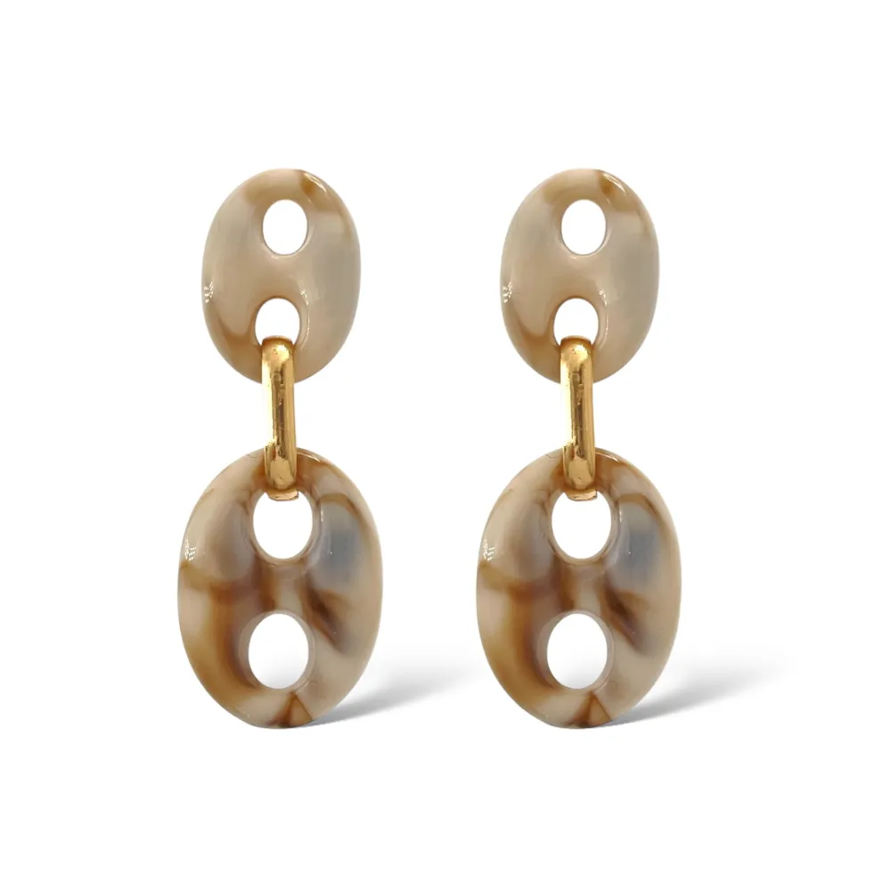 Catena Pendete-Orecchini in Acciaio - OAP-732-324