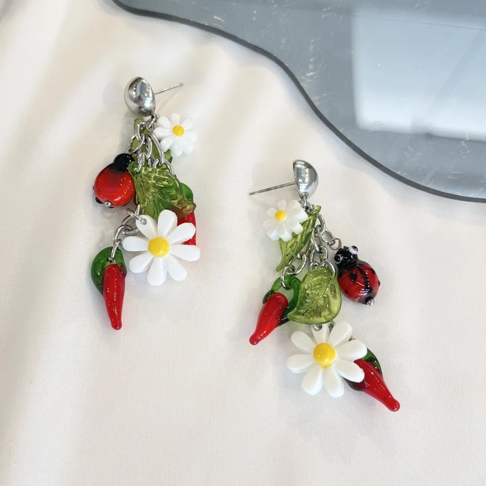 Margherita Cornino Coccinella-Orecchini in Acciaio - OAP-732-407