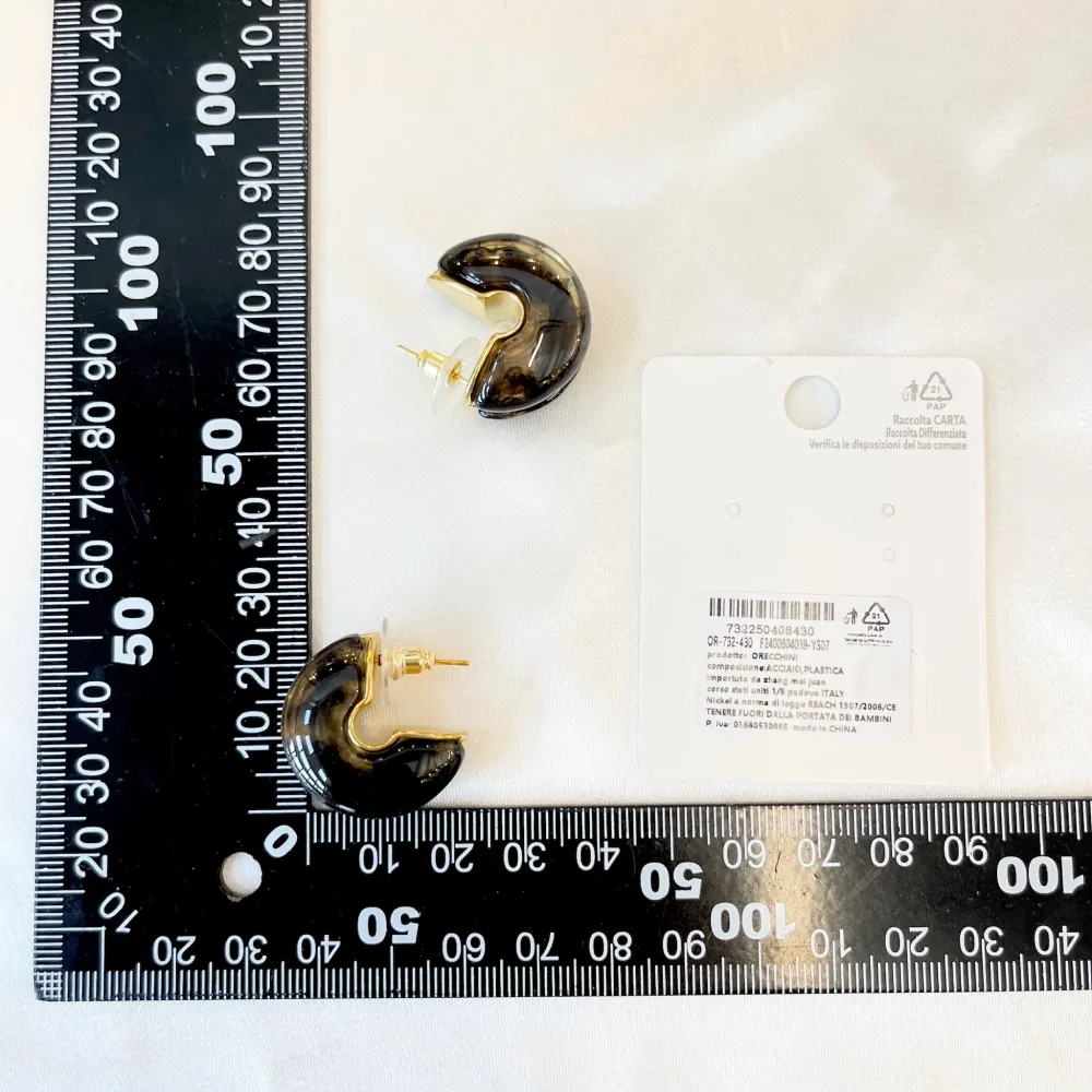 Cerchio-Orecchini in Acciaio - OAP-732-430