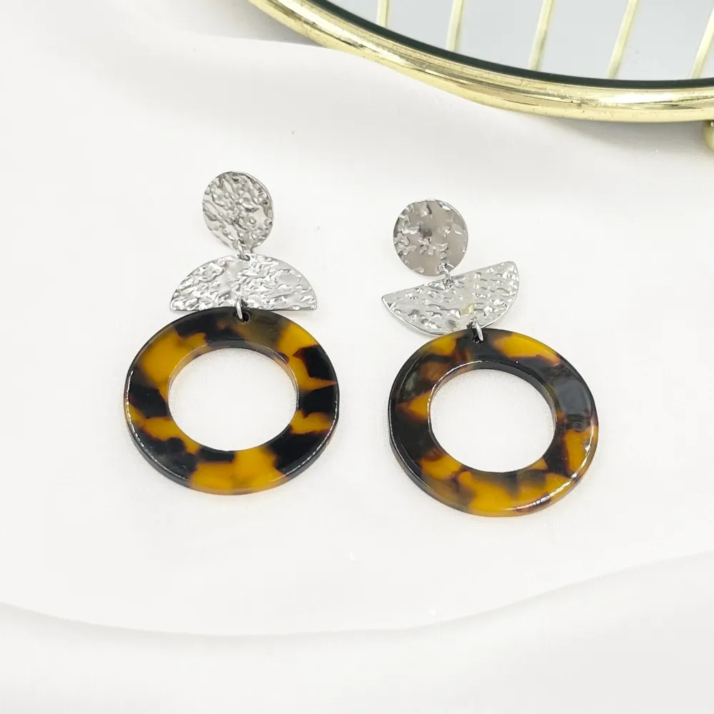 Cerchio-Orecchini in Acciaio - OAP-759-57