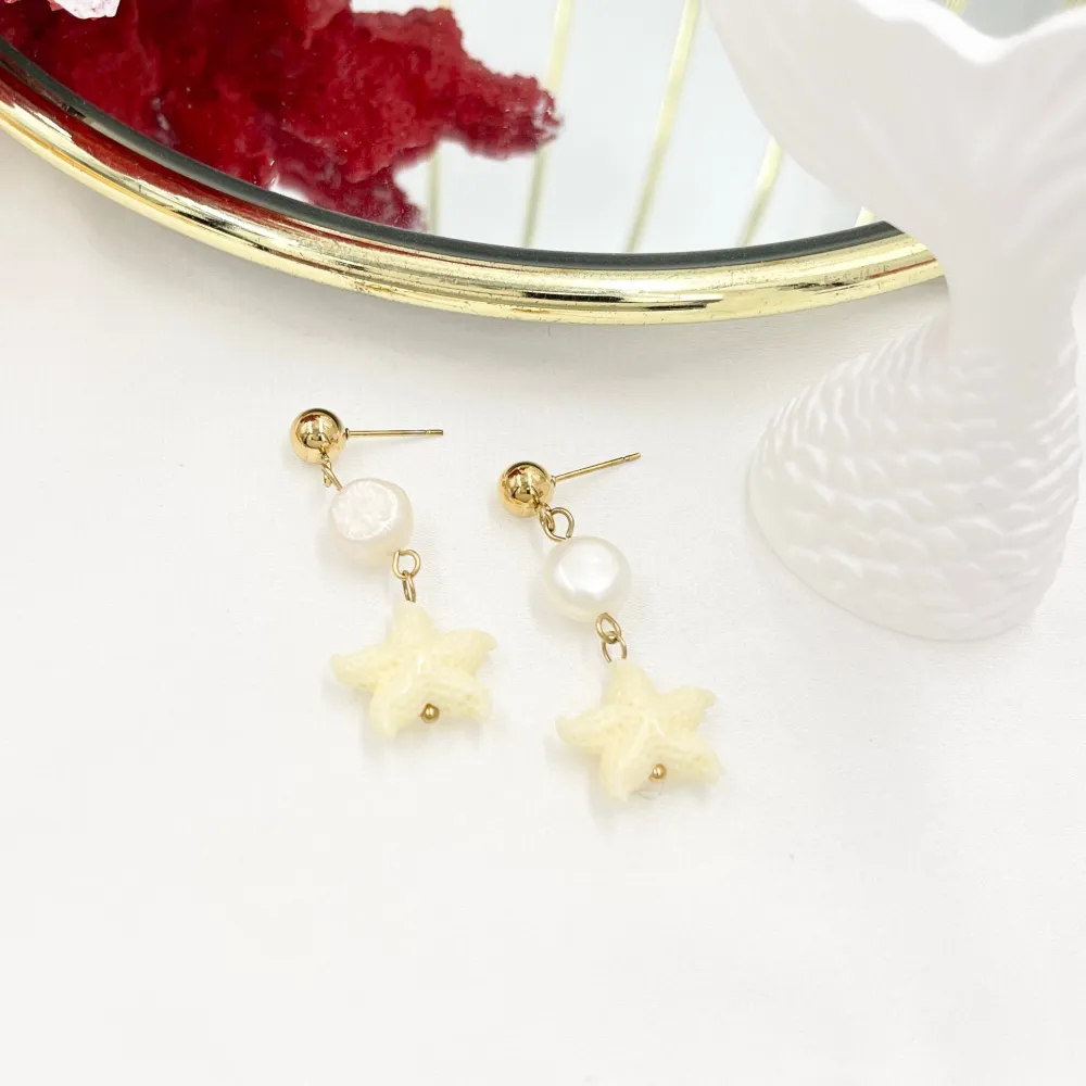 Stella Marina -Orecchini in Acciaio - OAP-765-13