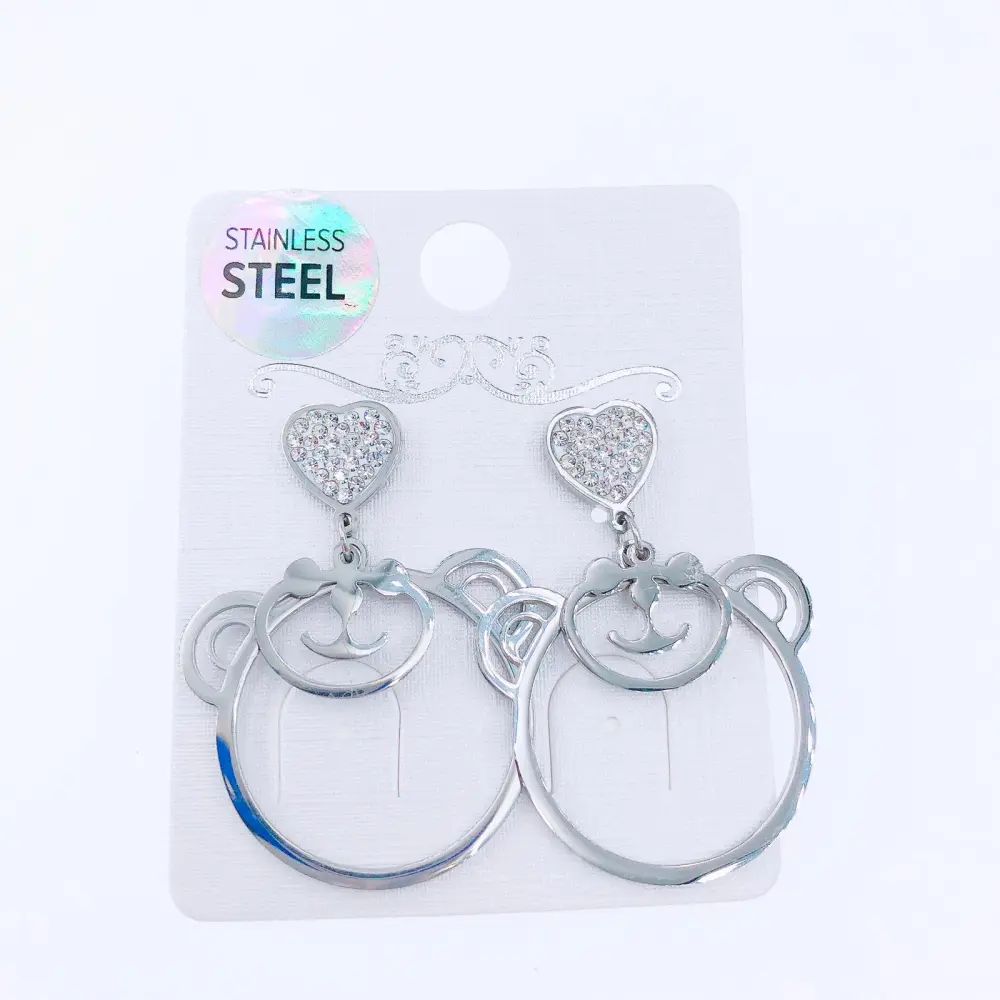 OAS- Orsetto 5067 - Orecchini in Acciaio - OAS- Orsetto 5067 - Orecchini in Acciaio