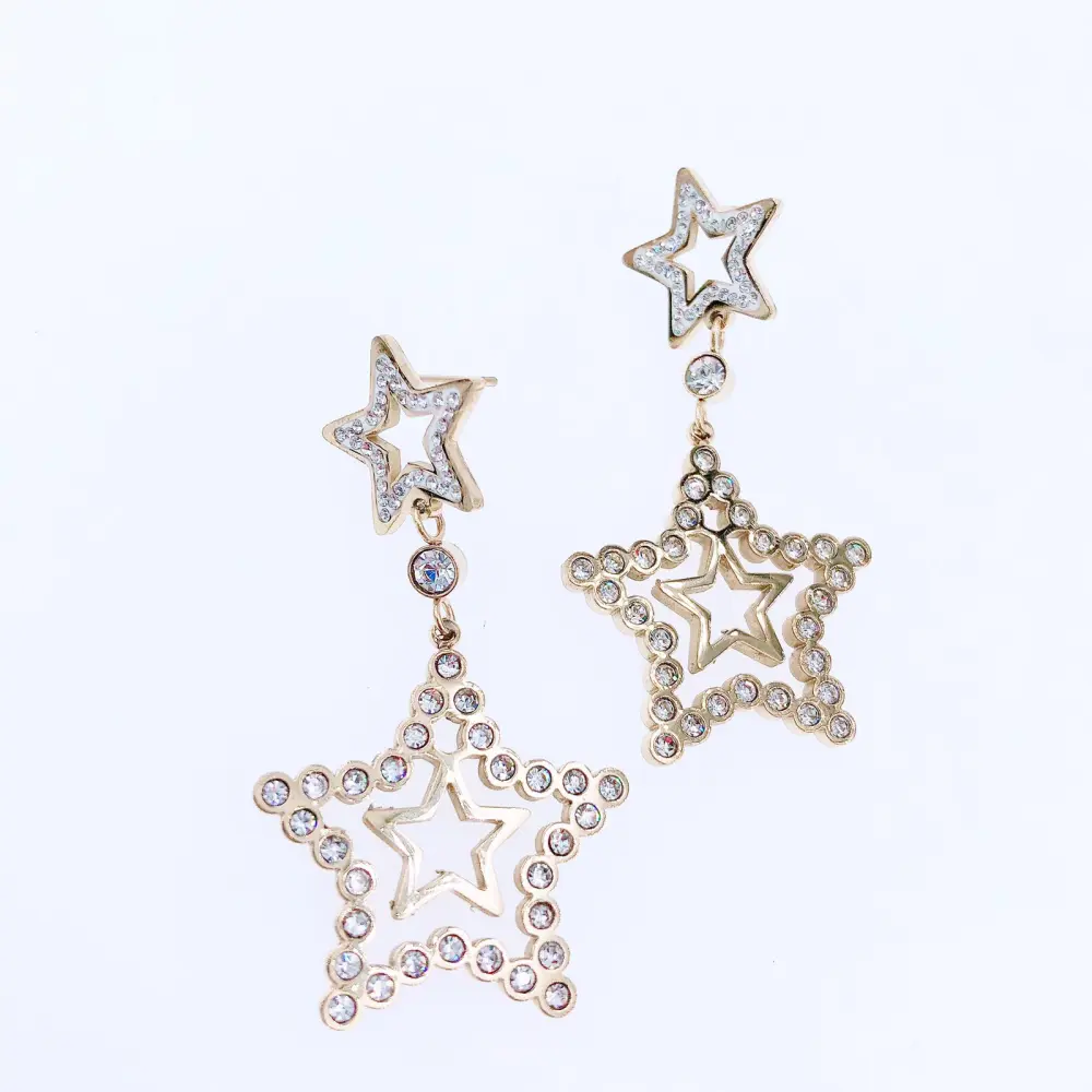 OAS-Stella 5101 - Orecchini pendenti in Acciaio - OAS-Stella 5101 - Orecchini pendenti in Acciaio