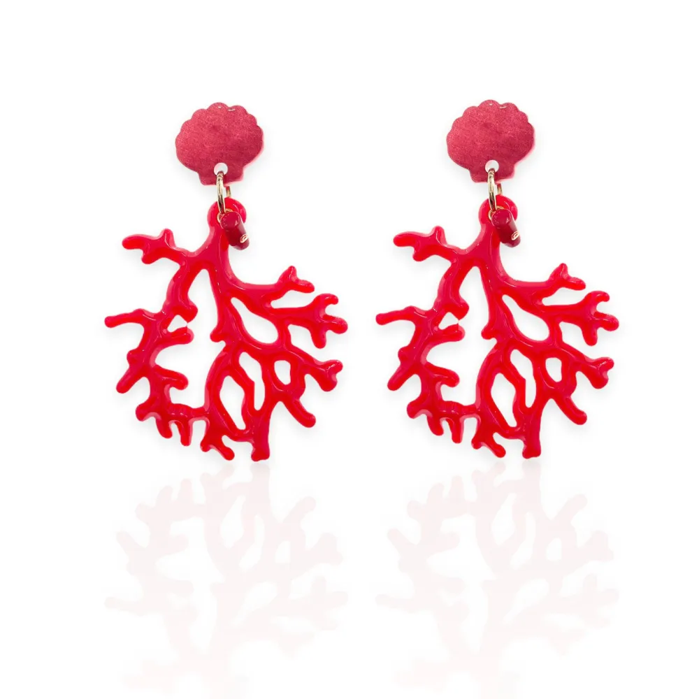 Forma Corallo-Orecchini Moda - OMM-10517
