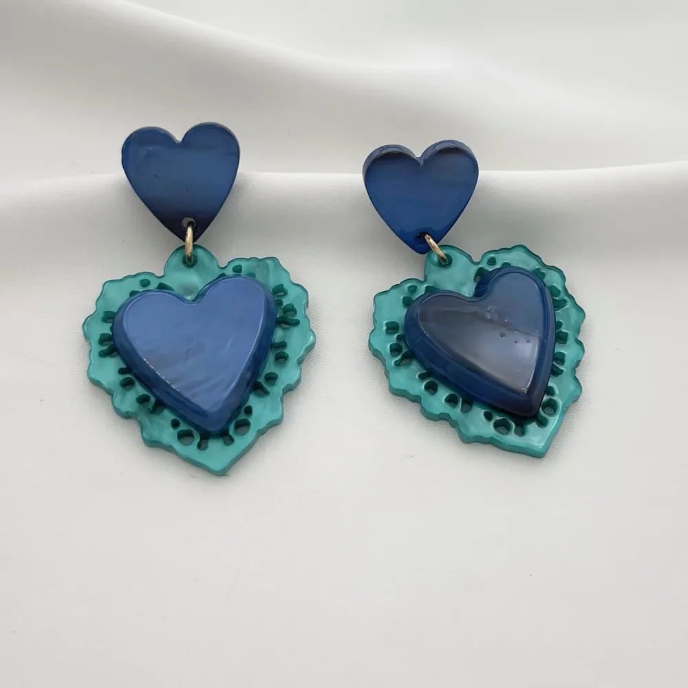 Sacro Cuore-Orecchini Moda in Resina - OMM-121-62