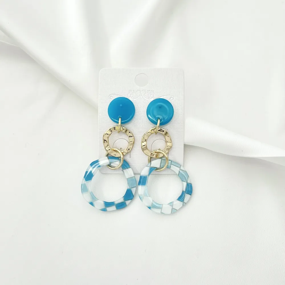 Doppio Cerchio -Orecchini Moda - OMM-15027 S