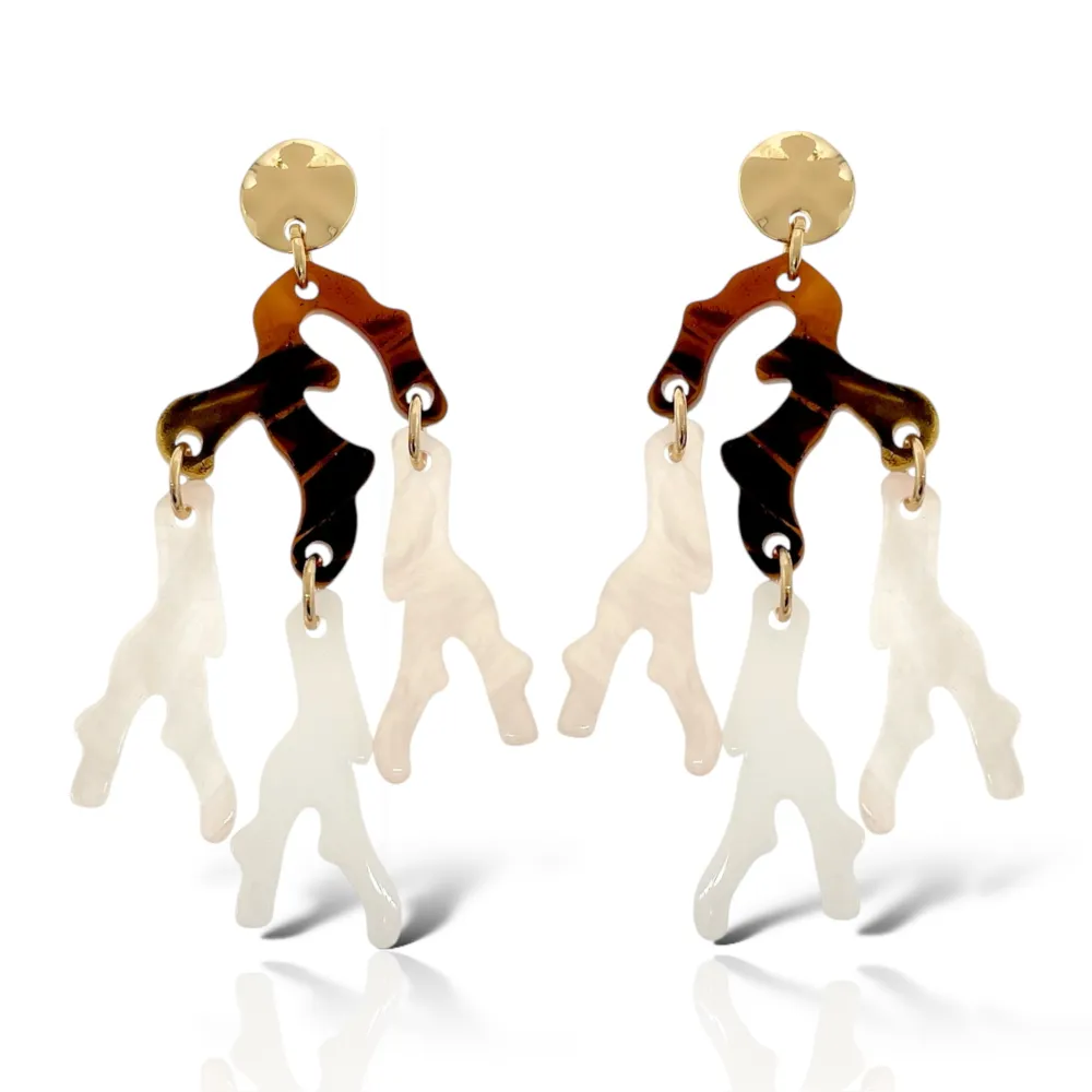 Corallo-Orecchini Moda - OMM-15535-A