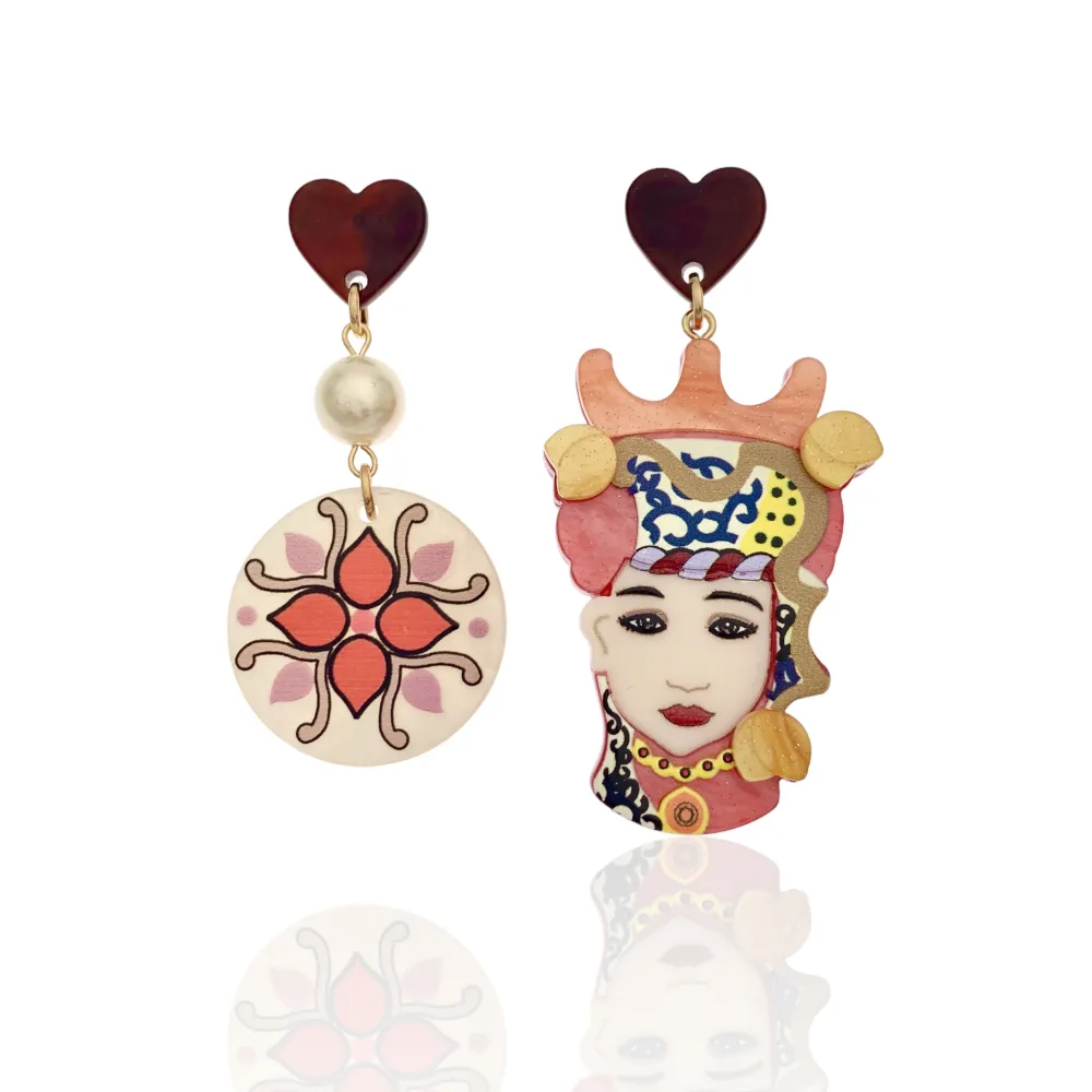 Testa di Moro-Orecchini Moda - OMM-15604