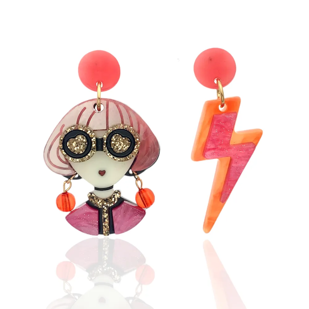 Donna-Orecchini Resina - OMM-15636