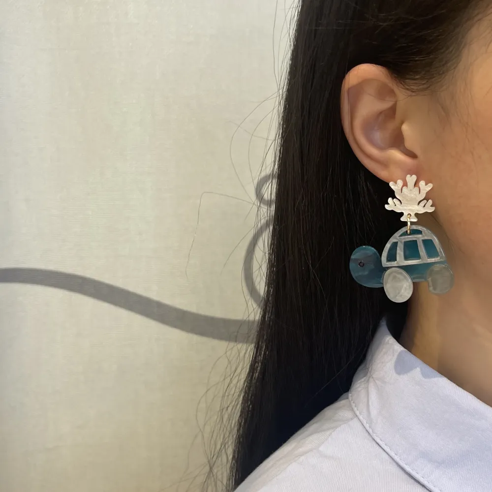 Mare Tarato Polipo-Orecchini Moda - OMM-15746