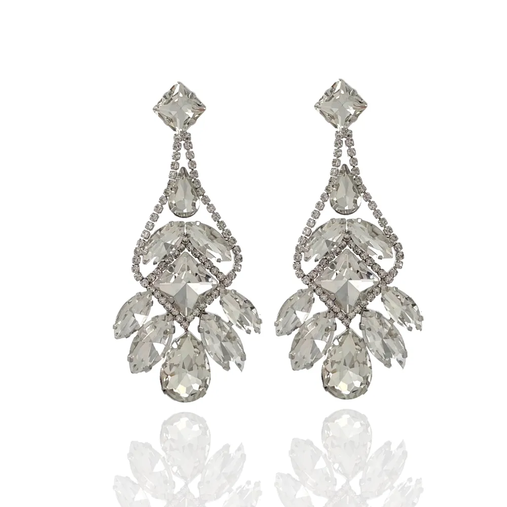 Chantelier-Orecchini Moda Vetro - OMM-159-21304-1