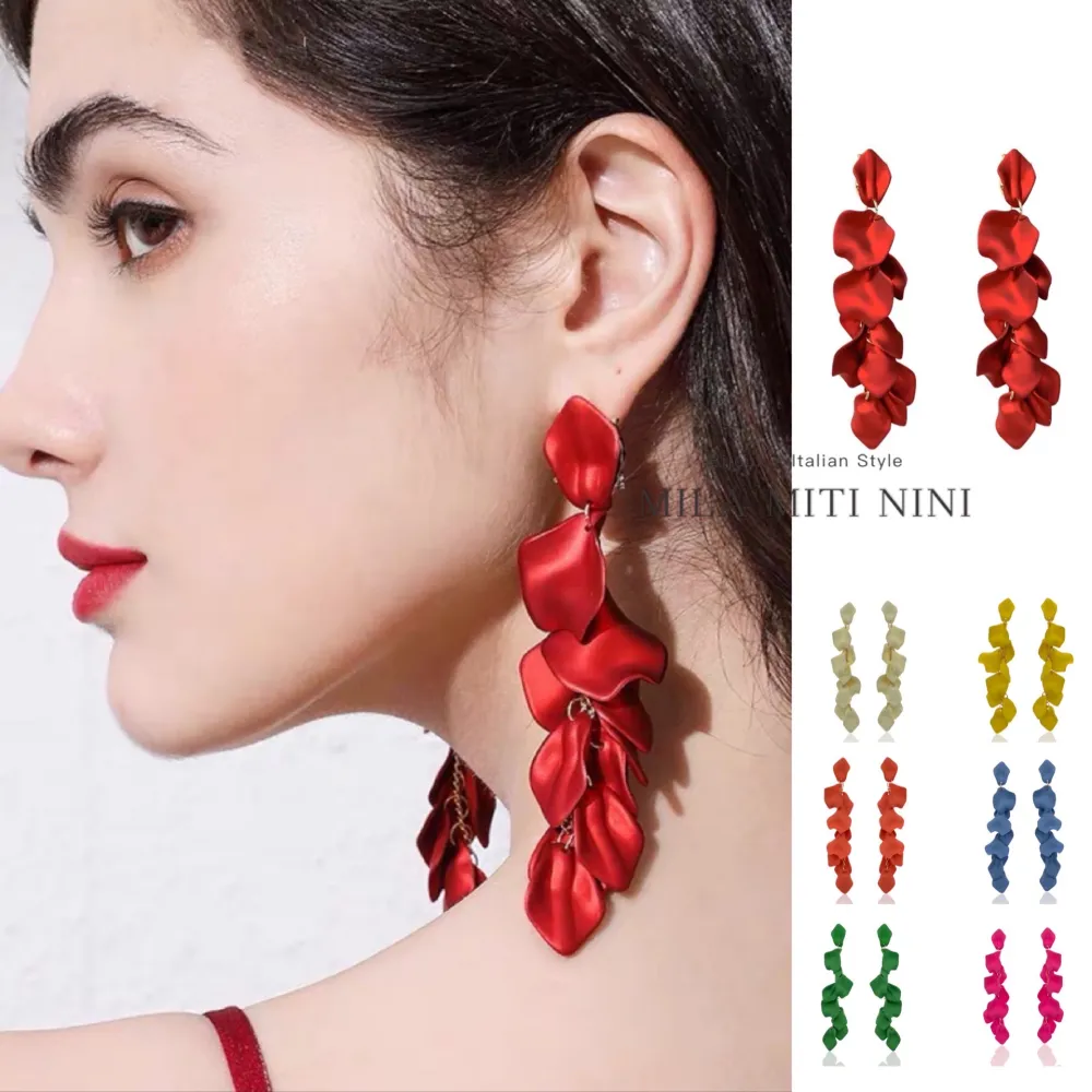 Petali Lunghi -Orecchini Moda - OMM-183-21