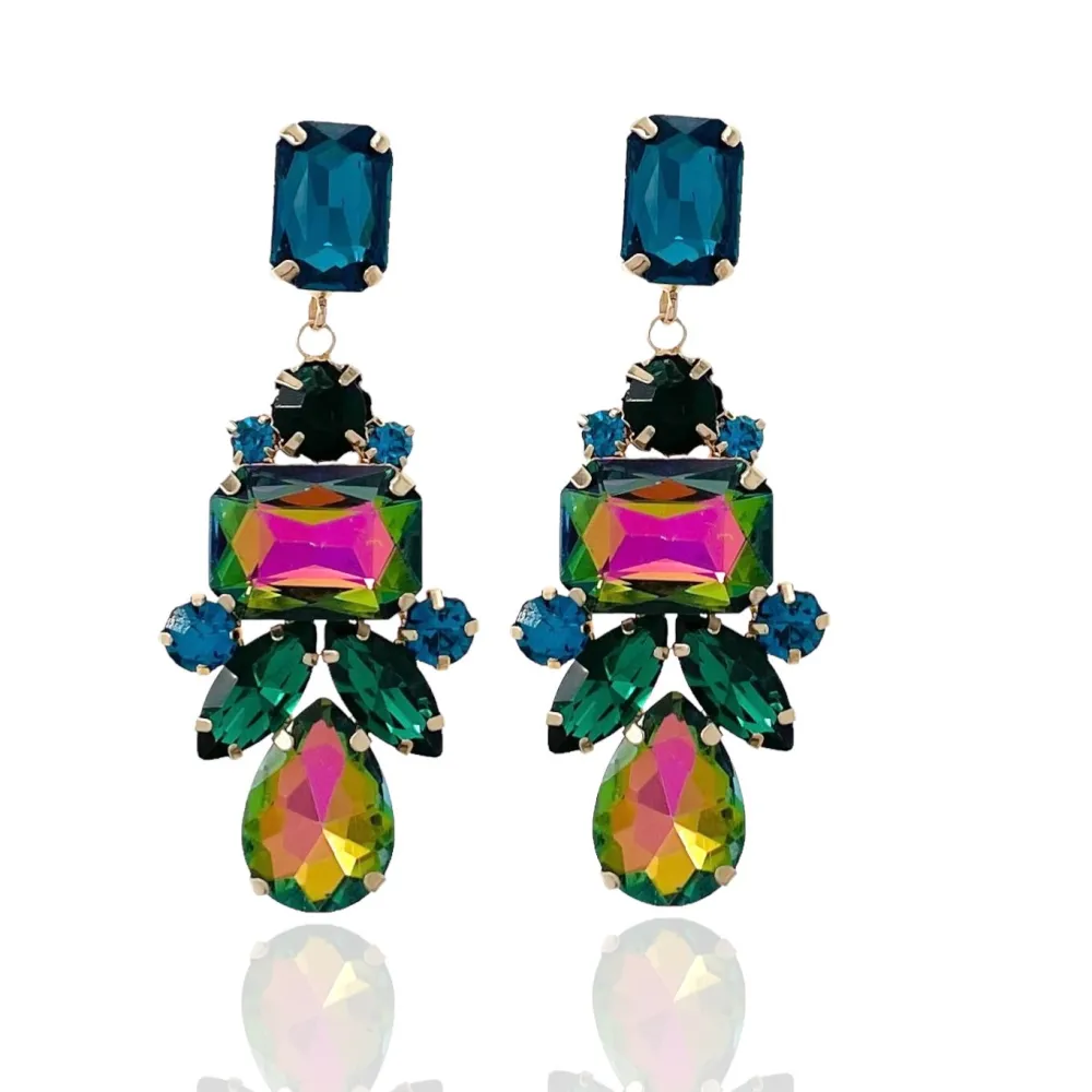 Fantasia-Orecchini Moda Vetro - OMM-381-198