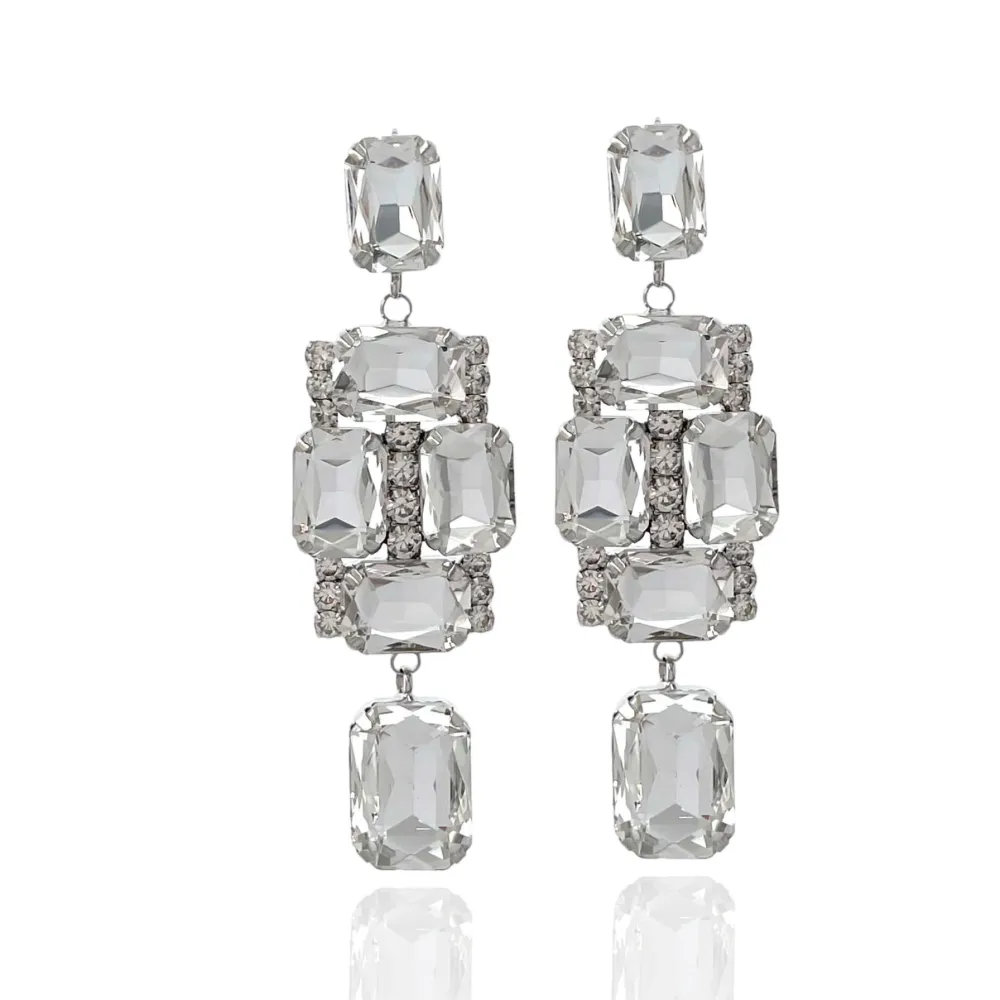 Fantasia -Orecchini Moda con Pietre Colorqte - OMM-381-207