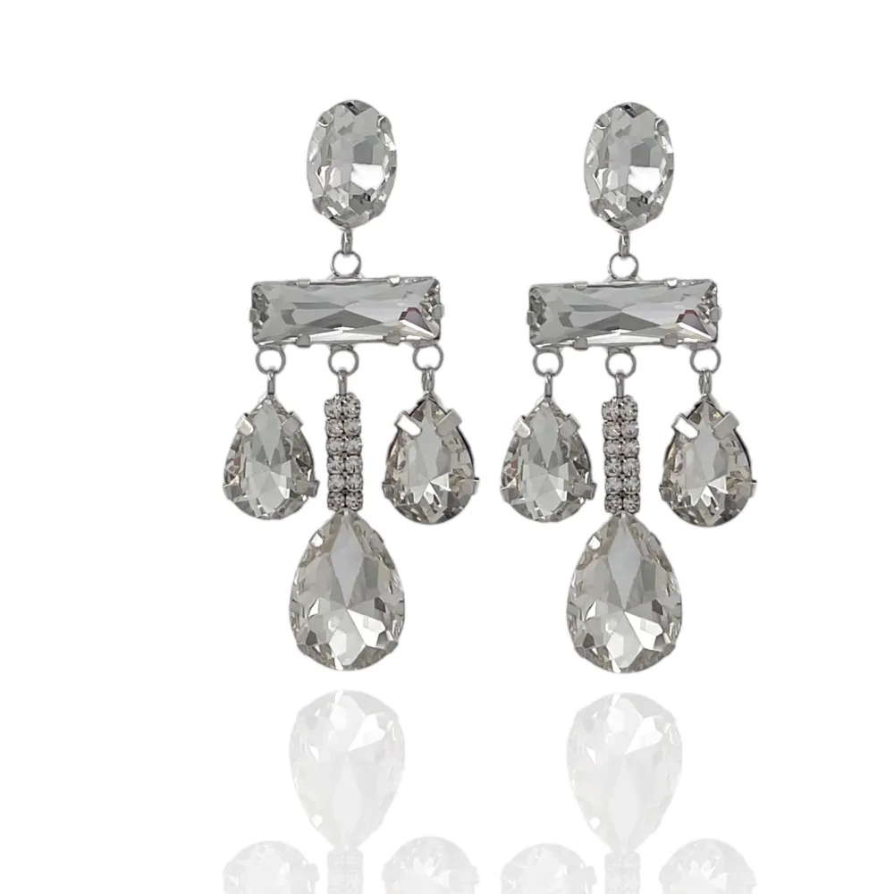 Fantasia -Orecchini Moda con Pietre Colorqte - OMM-381-209