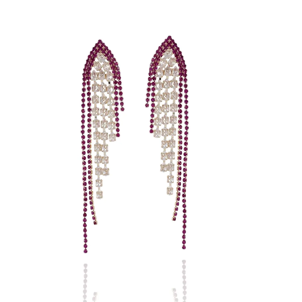 Napine-Orecchini Moda Vetro - OMM-381-2884