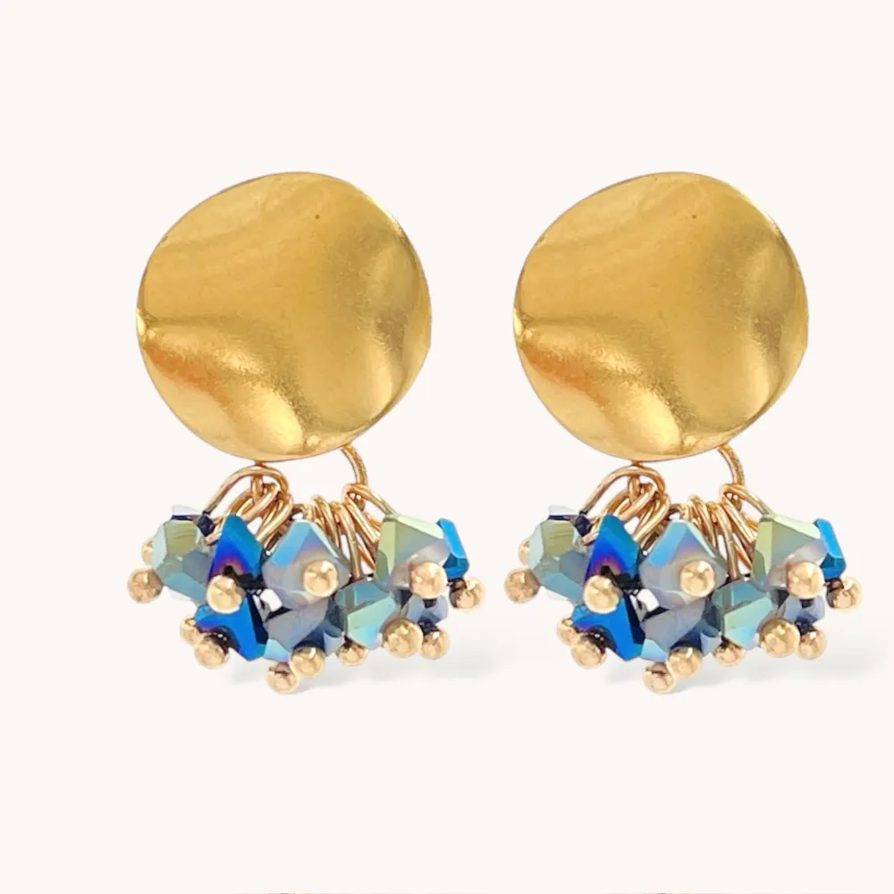 Tondo grappoli  -Orecchini Moda - OMM-428-27