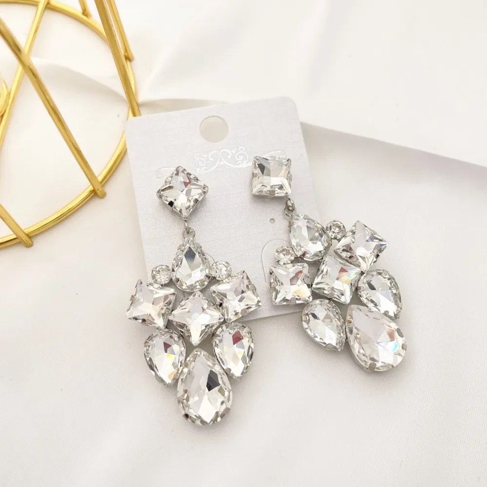 Fantasia-Orecchini Moda Vetro - OMM-520-L32