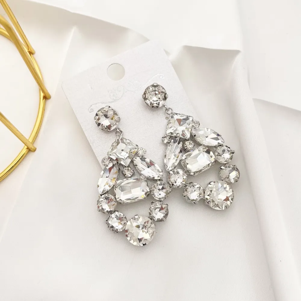 Fantasia-Orecchini Moda Vetro - OMM-520-L36