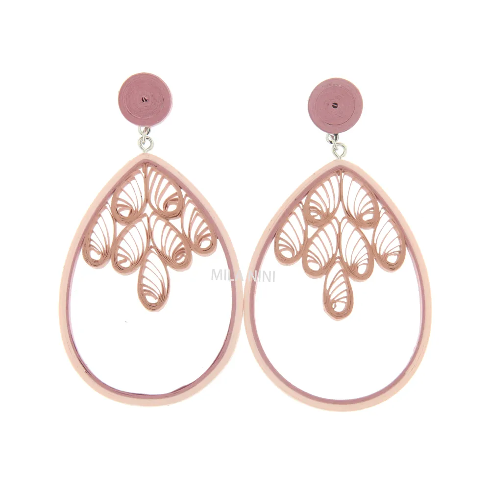 Orecchini handmade in carta - OMM-DE0031