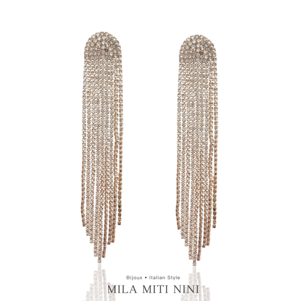 Napine con Strass-Orecchini con Zirconia - OMZ-109-52A