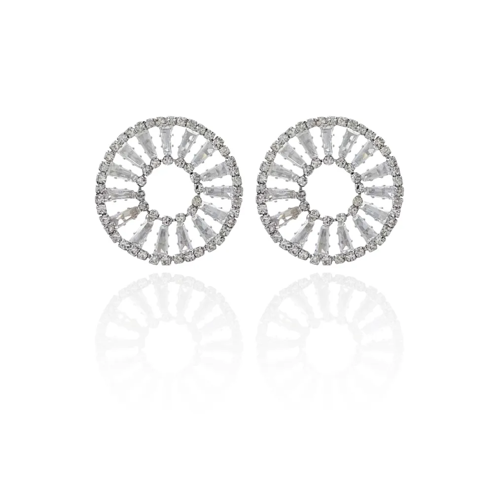 Tondo con Zirconia-Orecchini con Zirconia - OMZ-506-252