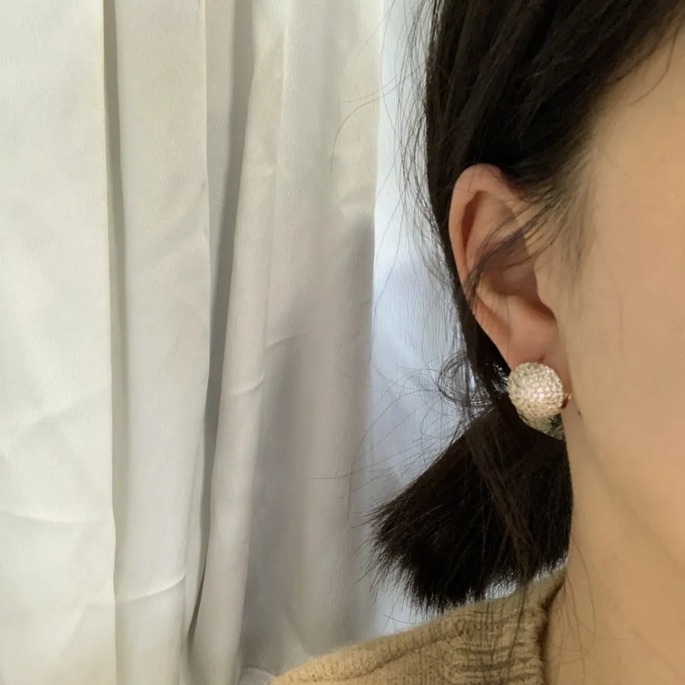 Tondo con Zirconia-Orecchini con Zirconia - OMZ-520-L54