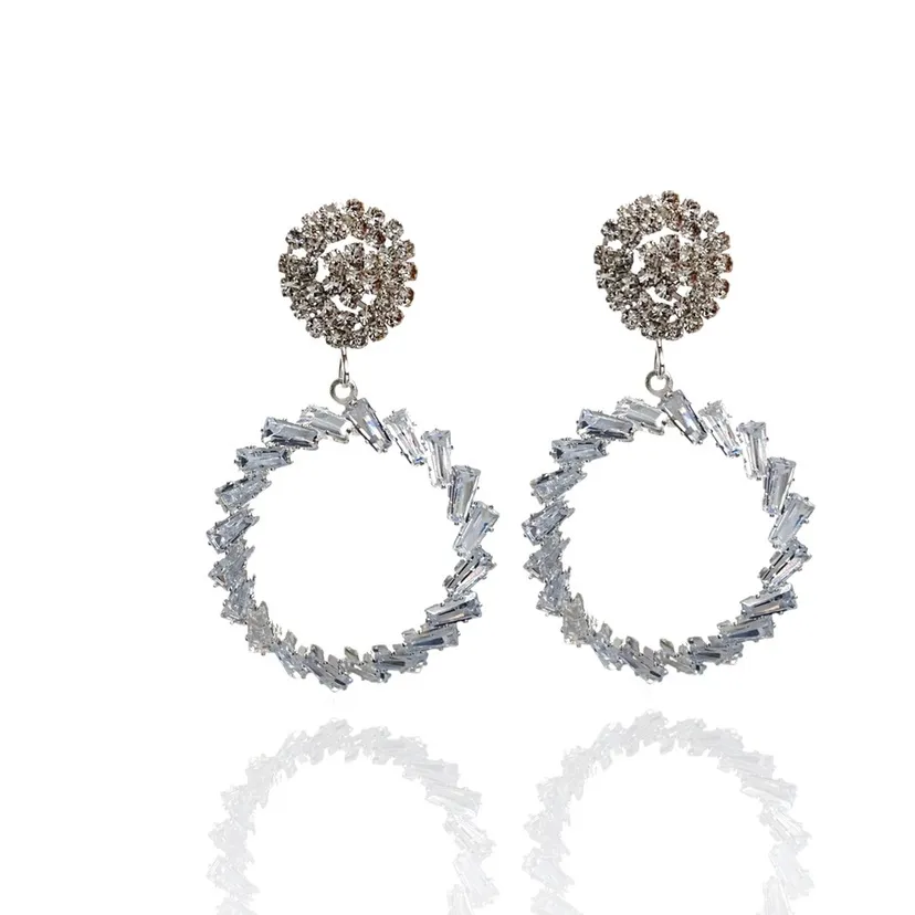 Cerchio-Orecchini con Zirconia - OMZ-540-7