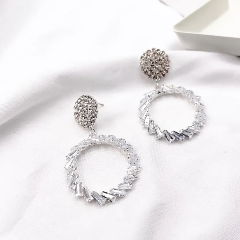 Cerchio-Orecchini con Zirconia - OMZ-540-7