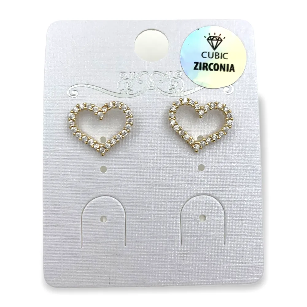 OMZ6097-Cuore- Orecchini a Lobo - OMZ6097-Cuore- Orecchini a Lobo