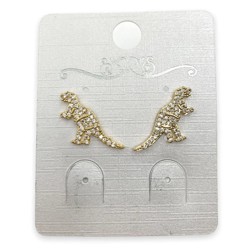 OMZ6111-Dinosauro- Orecchini a Lobo - OMZ6111-Dinosauro- Orecchini a Lobo