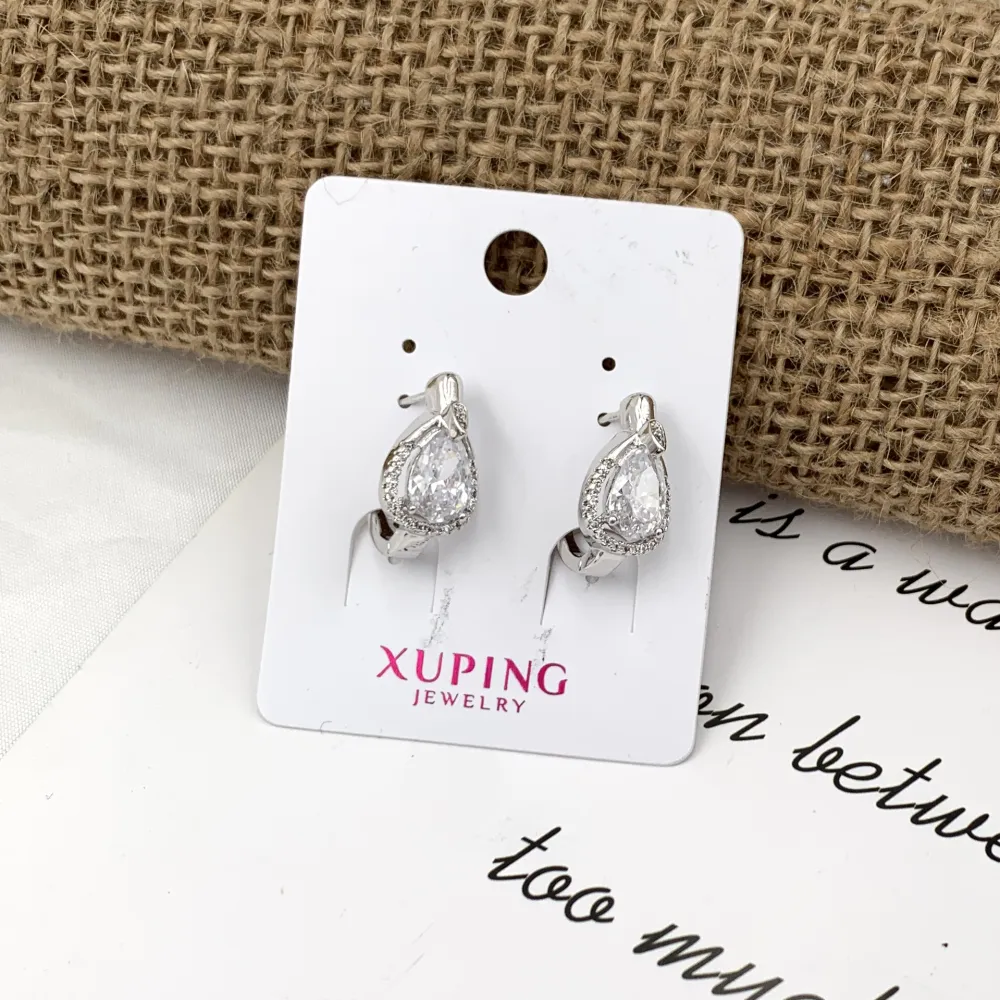 Goccia a Monachella-Orecchini con Zirconia - OMZ-XP6758