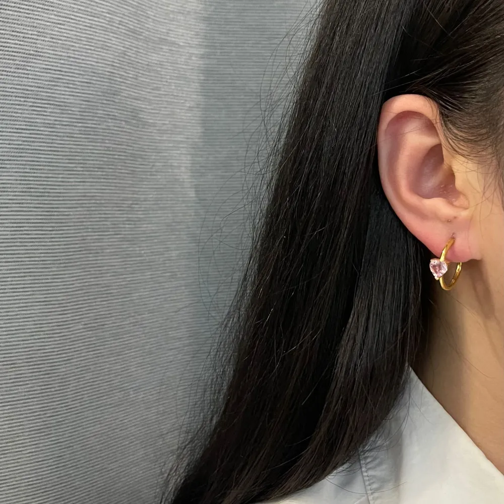 Cuore-12 Paia Orecchini in Acciaio - OPA-103-AA165E