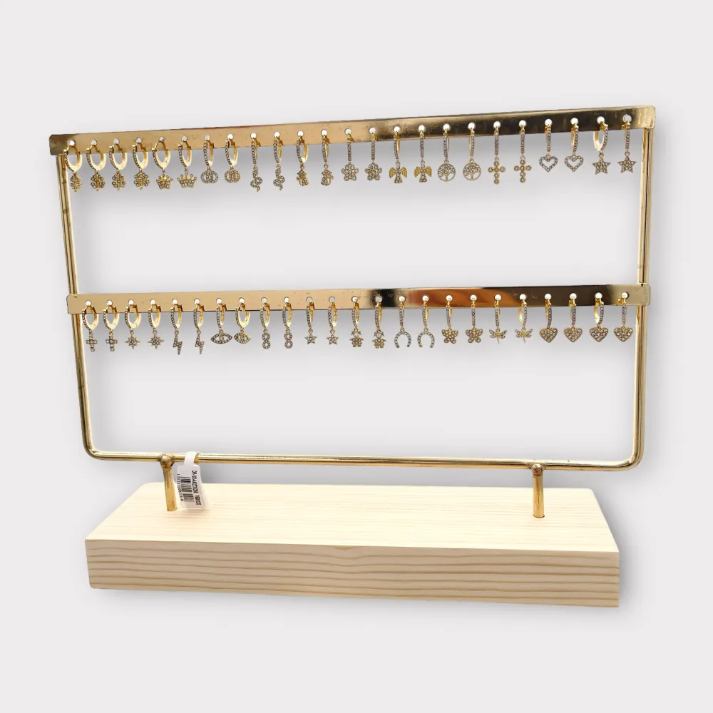 Mix Soggetti Pendenti-36paia orecchini in Acciaio - OPA-103-AA3273-3294E