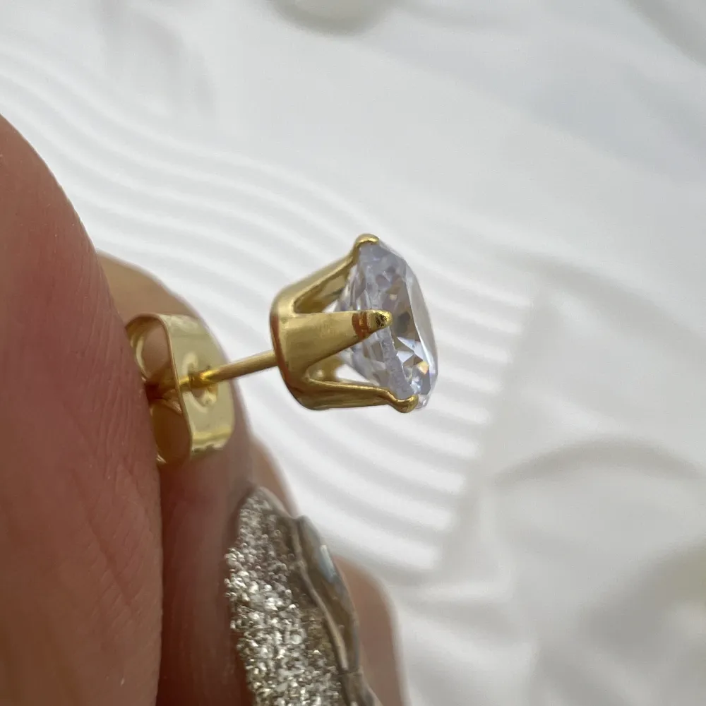 Punto Luce 7mm 6Griffe-36Paia Orecchini in Acciaio - OPA-107-116 7mm