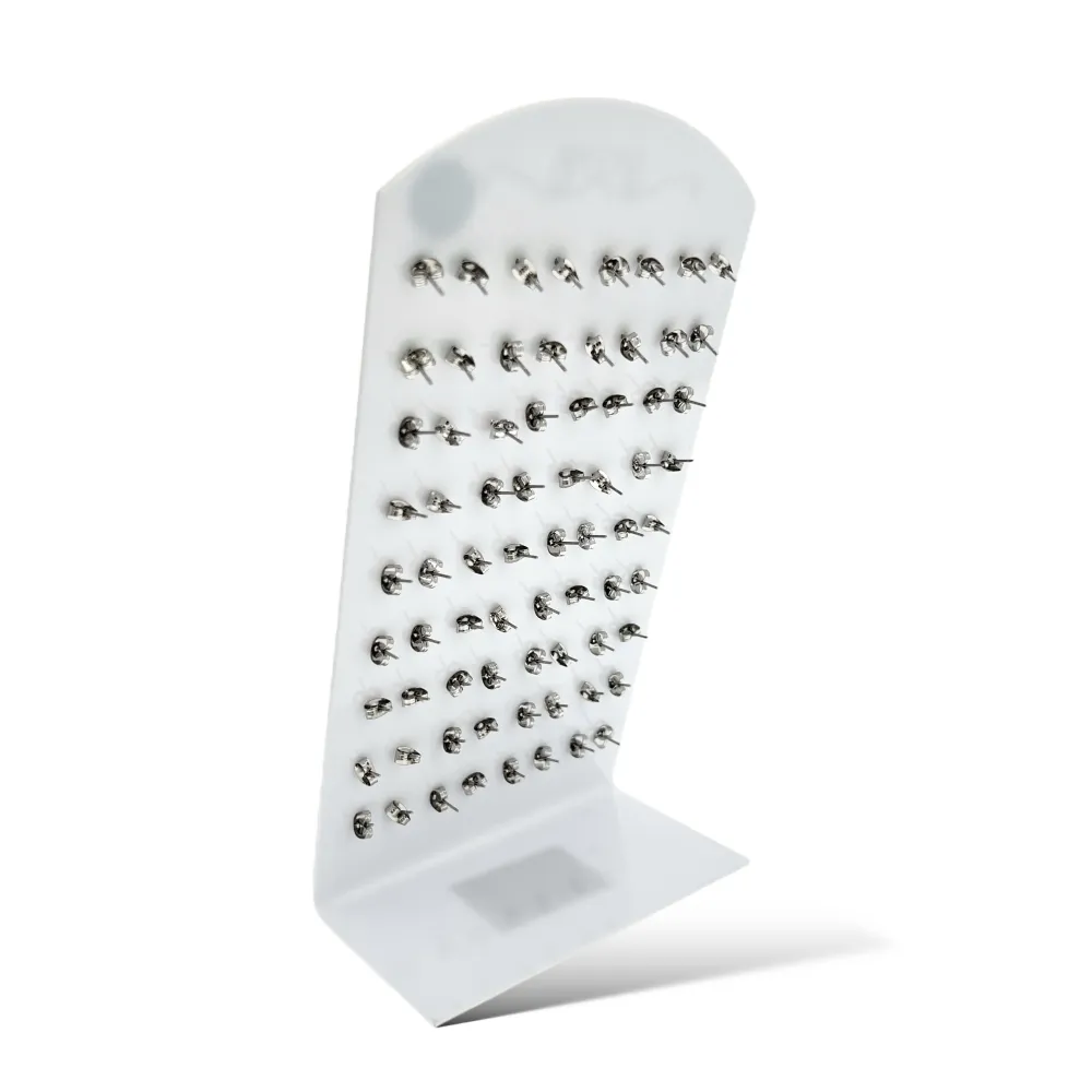 Pallina Scalare -36Paia Orecchini in Acciaio - OPA-107-184-140 Pallina Scalare