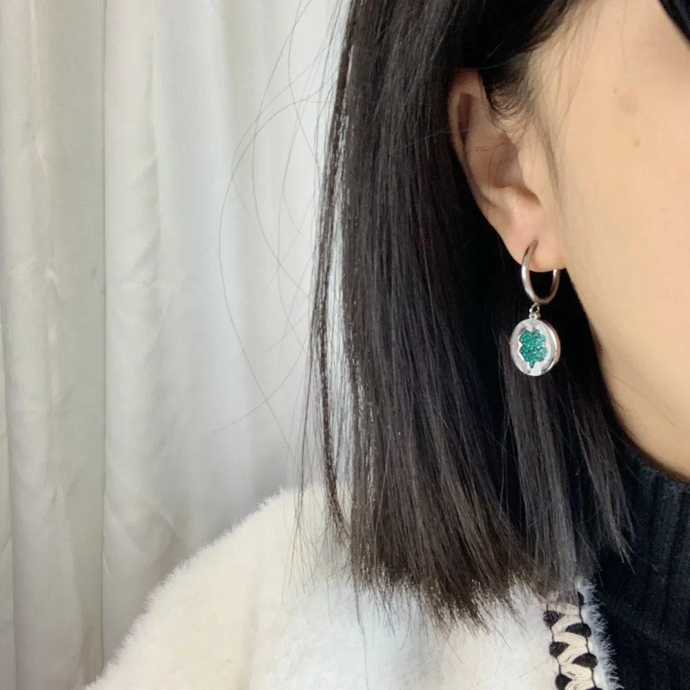 Tondo con Soggetti Mix-12Paia Orecchini in Acciaio - OPA-413-745