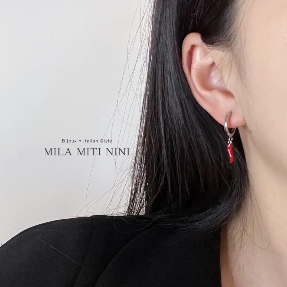 Cornino Scalare -12 Paia Orecchini in Acciaio - OPA-450-466 2.0Mix