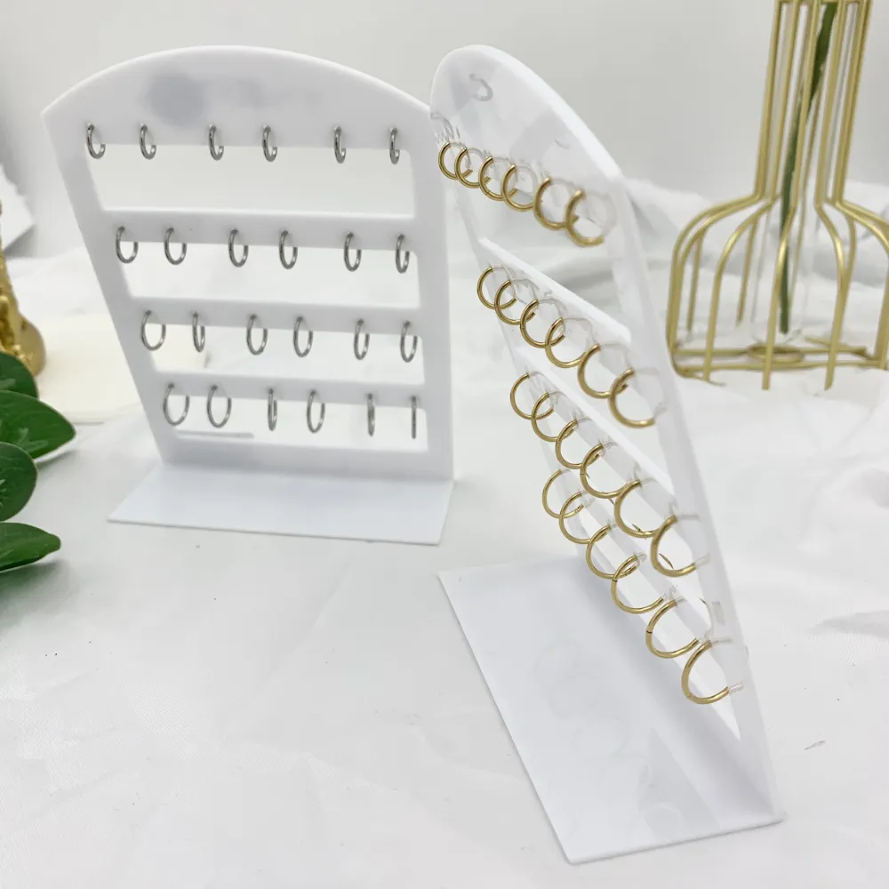 Cerchio 1.2mm Mix-12Paia Orecchini in Acciaio - OPA-450-632 1.2mm Mix