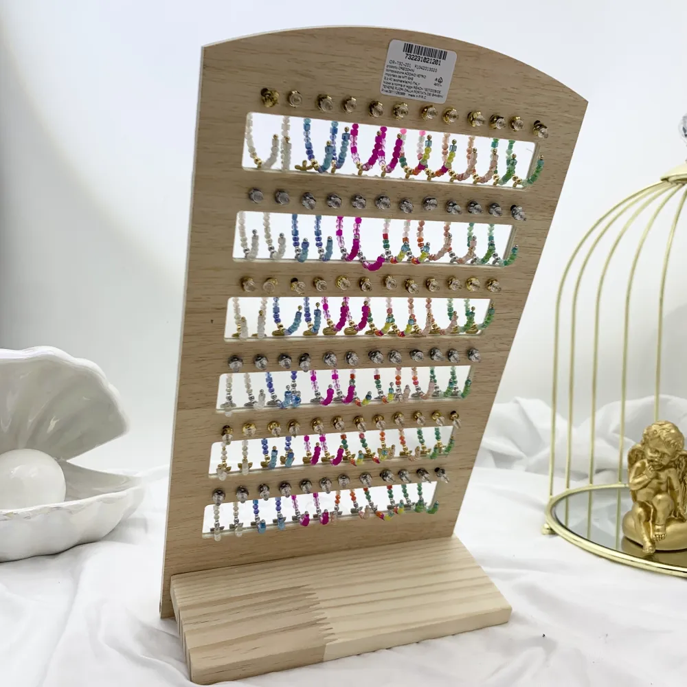 Cerchio Colorato con Pendenti Mix-36paia Orecchini in Acciaio - OPA-732-201