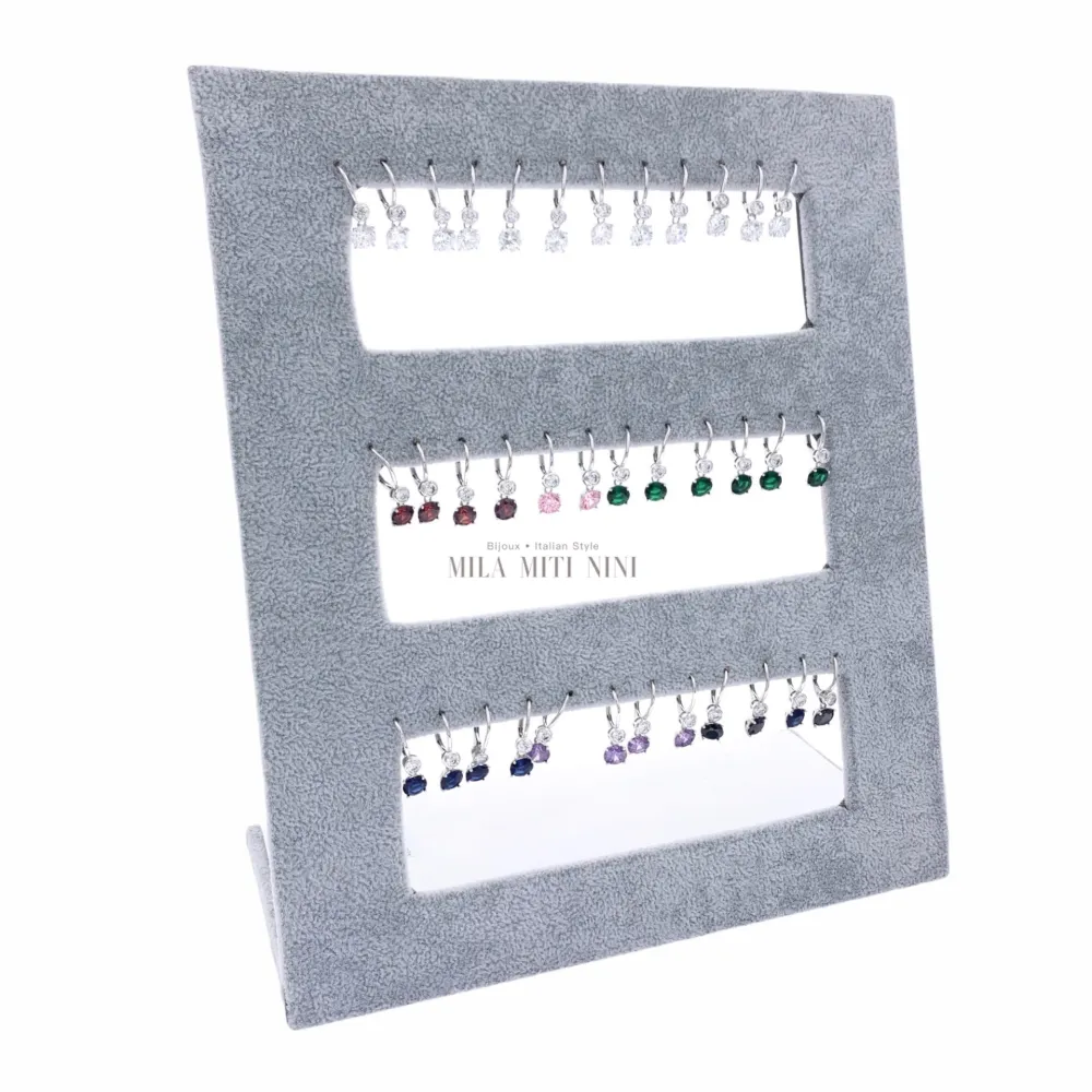 OPA7743-Punto Luce -18 Paia Orecchini a Monachella in Metallo + - OPM7743-Punto Luce -18 Paia Orecchini in Metallo