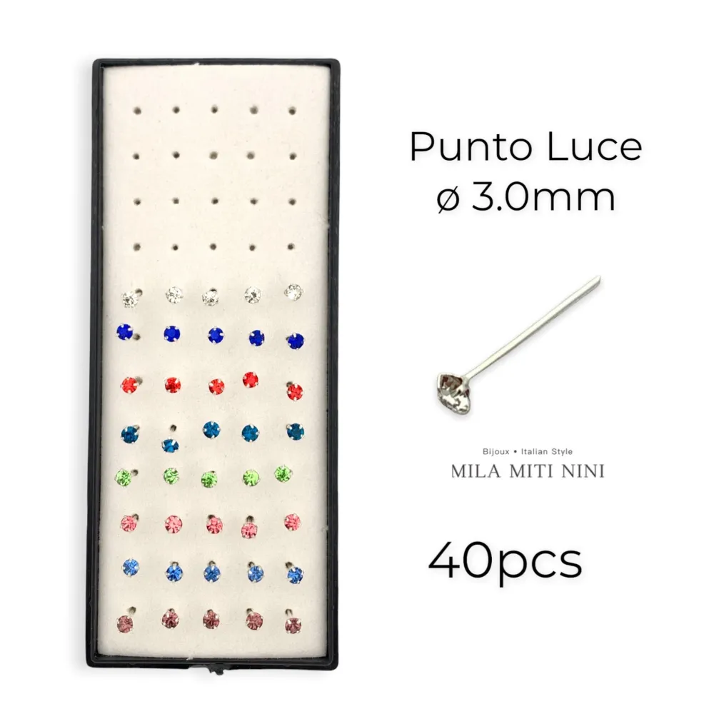Nasini Punto Luce 3.0mm-Orecchini per Naso - PCA-135-415