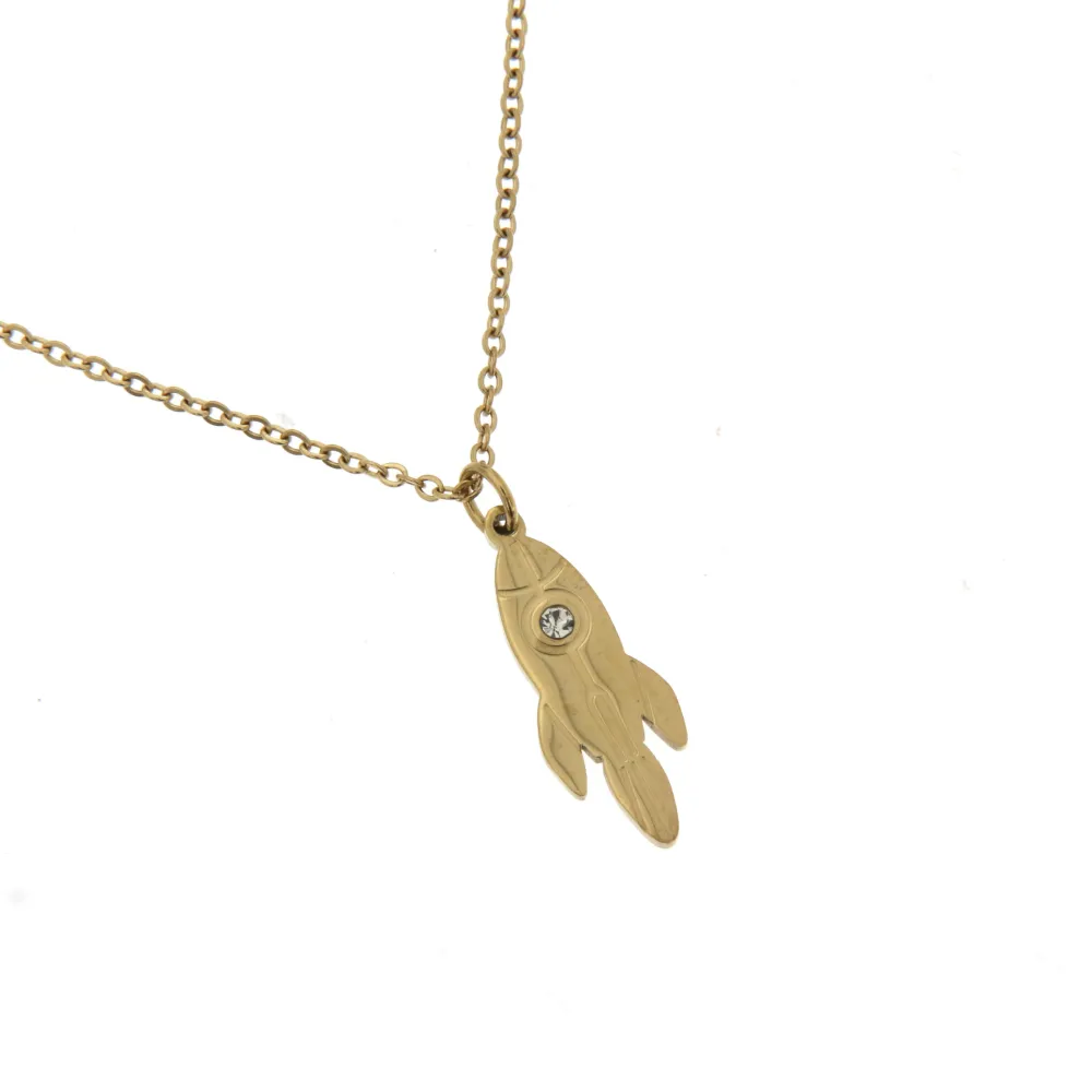 Pianeta e Perla 3099 - Collana Corta in Acciaio - Pianeta e Perla 3099 - Collana Corta in Acciaio