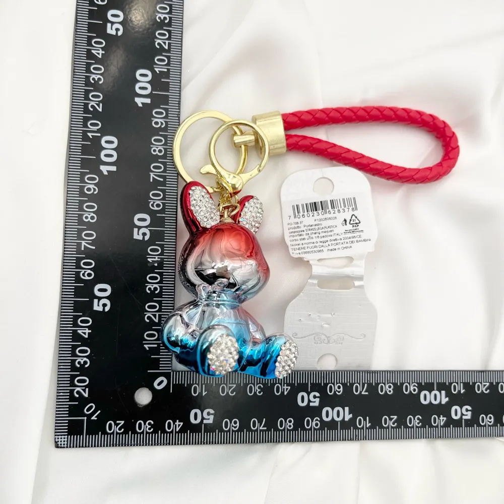 Coniglio-12pz Portachiavi Moda - PKM-706-37