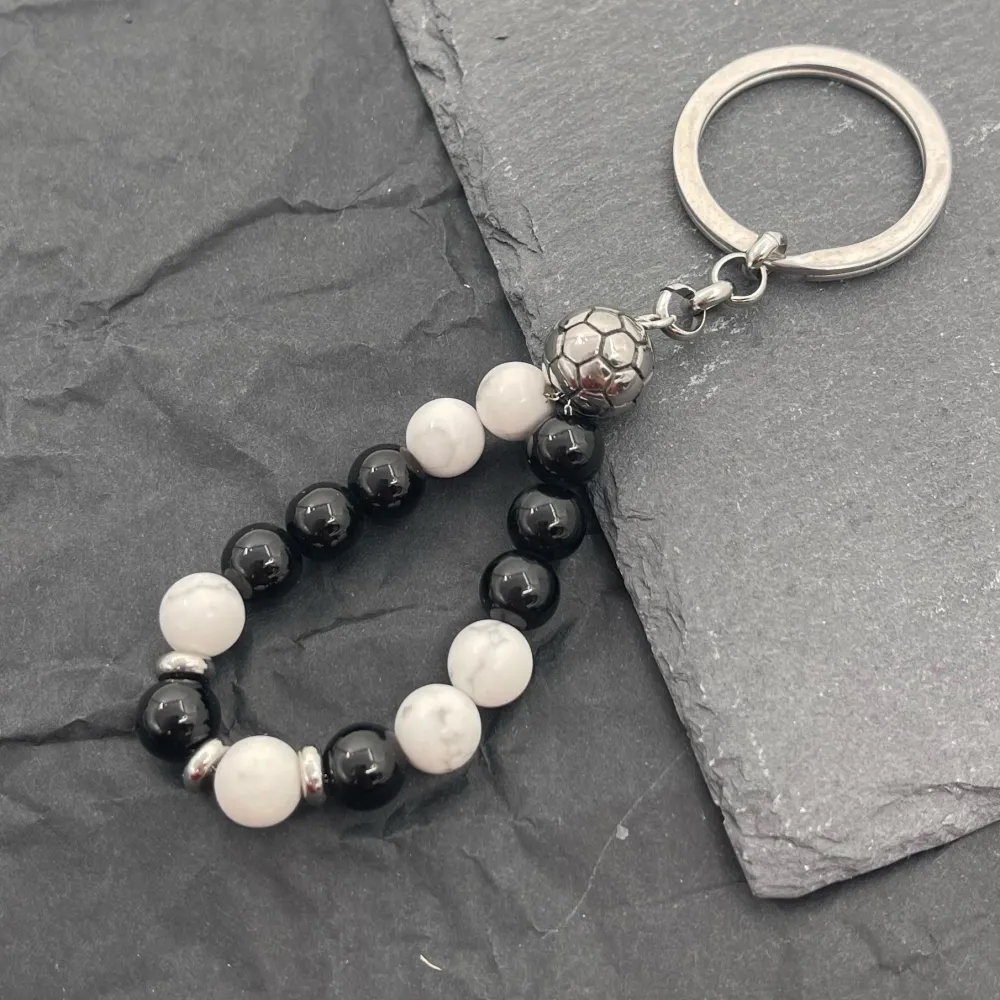 Pietre Colorate-Portachiavi da Uomo in Acciaio - PKU-600-276